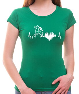 Tričko - EKG koník