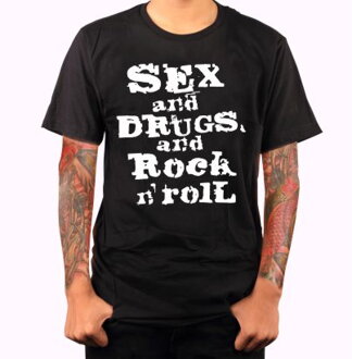 Tričko - Sex, Drugs & Rock 'n' Roll 