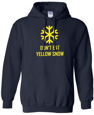 Mikina - Yellow snow - Žlutý sníh