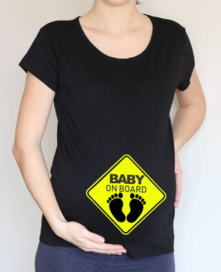 Těhotenské tričko - Baby on board