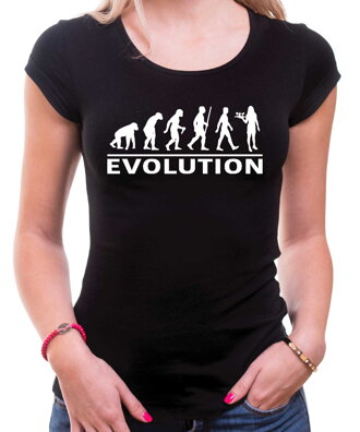 Tričko - Evoluce Číšník