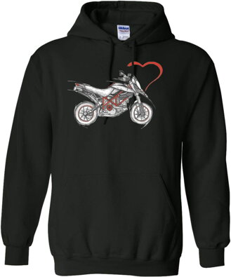 Dámská motorkářská mikina- Motorka je můj život