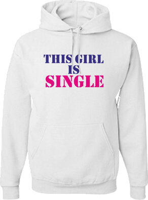 Dámska mikina - This girl is single