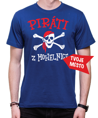 Vodácké tričko - Piráti z (tvoje město)