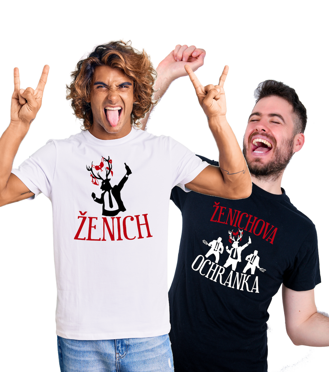 Trička Ženich paroháč / Ženichova ochranka