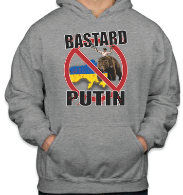 Mikina - BASTARD PUTIN (Podpora Ukrajině)