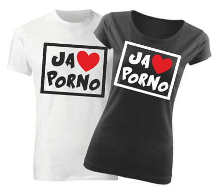 Tričko - Ja milujem porno