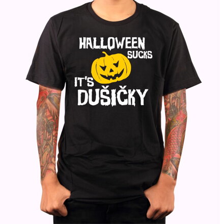 Halloweenské tričko - It's Dušičky