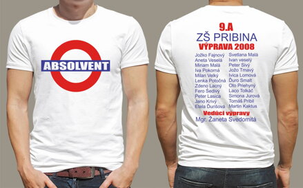 Absolventské triko - ABSOLVENT - London style