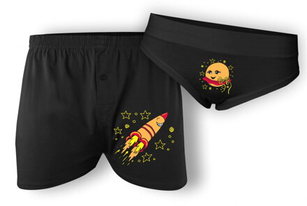 Sada trenky + kalhotky: Raketa na Venuši
