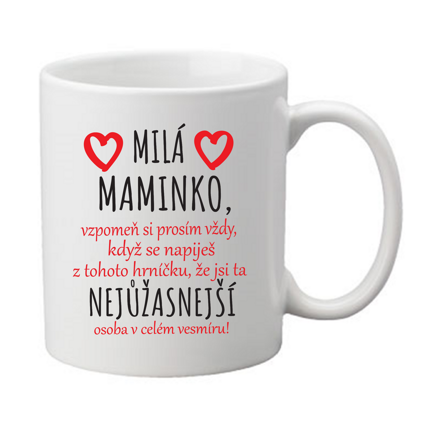 Hrnek - Vzkaz pro maminku