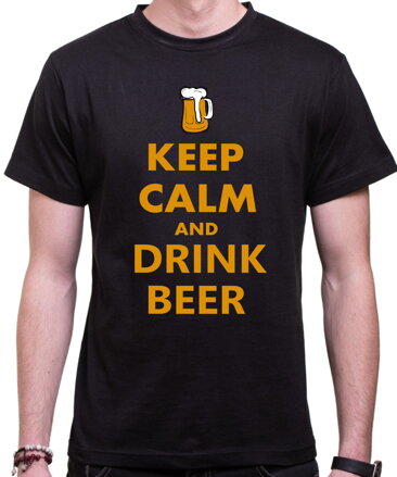 Tričko KEEP CALM AND DRINK BEER