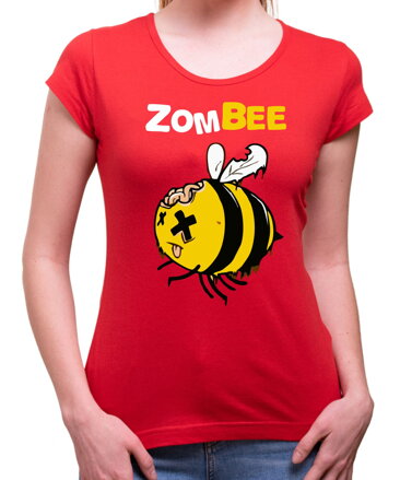 Dámske tričko - Zombee (zombie včela)