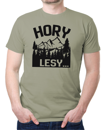 Tričko - Hory, lesy...