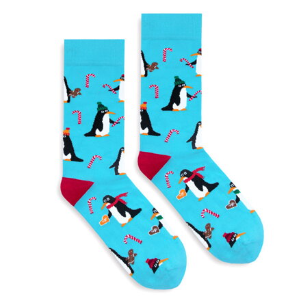 Ponožky - Vánoční tučňáci