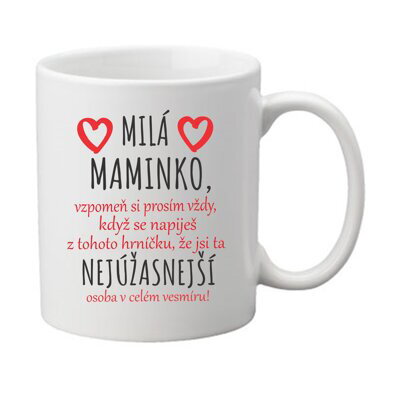 Hrnek - Vzkaz pro maminku