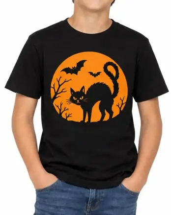 Tričko - Kočka (Halloween)