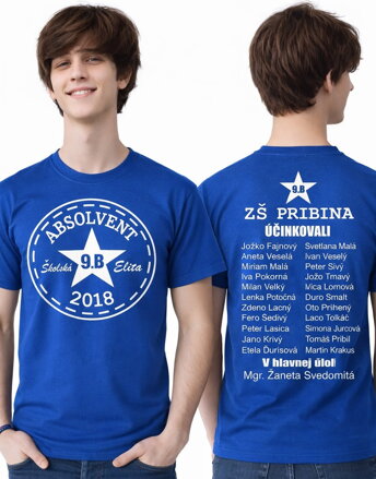 Absolventské tričko - ABSOLVENT - Školní elita