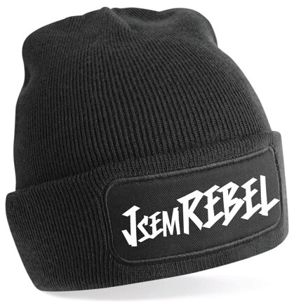 Čepice s potiskem - Jsem rebel