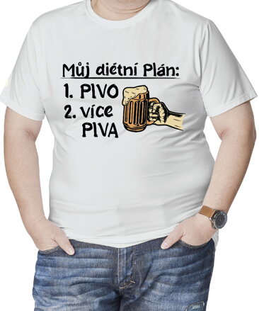 Pivní tričko - Můj pivní dietní plán
