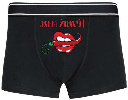 Pánské boxerky s vtipným potiskem - Jsem žhavý! Pánské boxerky s vtipným potiskem - Jsem žhavý!
