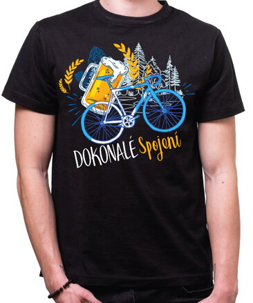 Cyklo pivní tričko - Dokonalé spojení