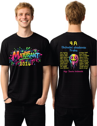 Absolventské tričko - Graffiti