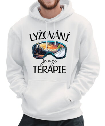 Mikina - Lyžování je moje terapie