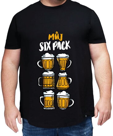 Vtipné tričko - Můj sixpack PIVO
