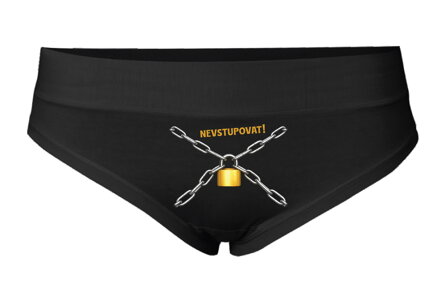 Dámske kalhotky - Nevstupovat!