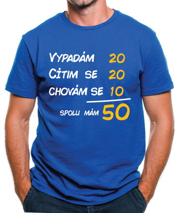 Narozeninové tričko - Spolu mám 50