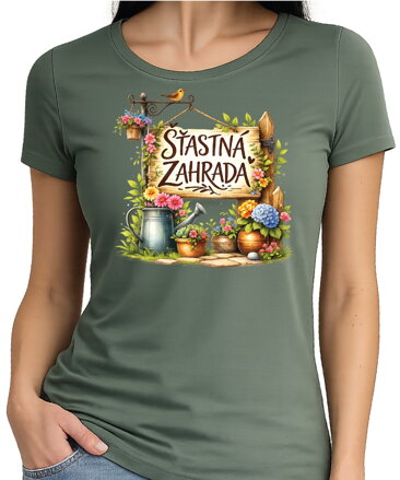 Tričko - Šťastná zahrada