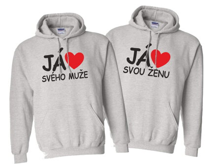 Mikina Já miluji svou ženu / muže