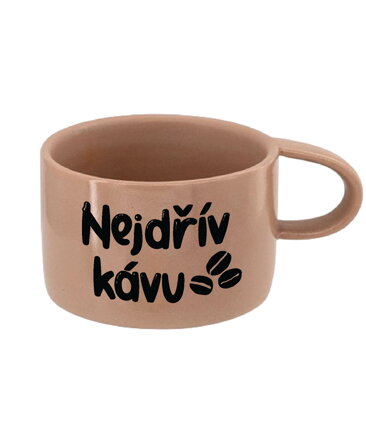 Hrnek Makronka - Nejdřív kávu