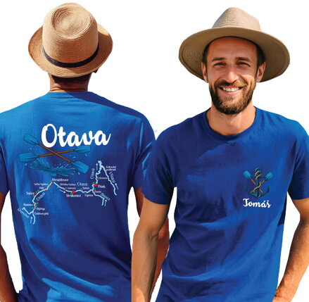 Vodácke tričko - Splavy řek - Otava