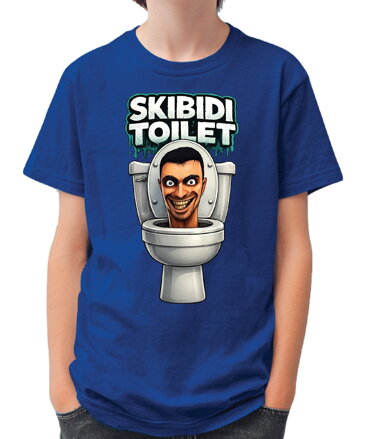 Tričko Skibidi Toilet – vtipný potisk s toaletou