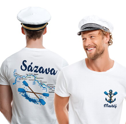 Vodácke tričko - Splavy řek - Sázava