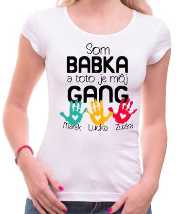 Pánske tričko - TURISTA + vl.jméno