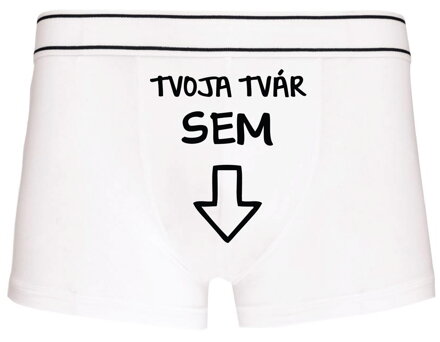 Pánské boxerky s vtipným potiskem - Ruka