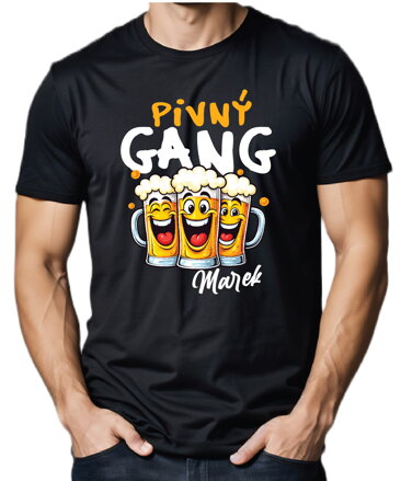 Pánske tričko - TURISTA + vl.jméno