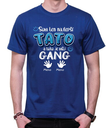 Pánske tričko - TURISTA + vl.jméno