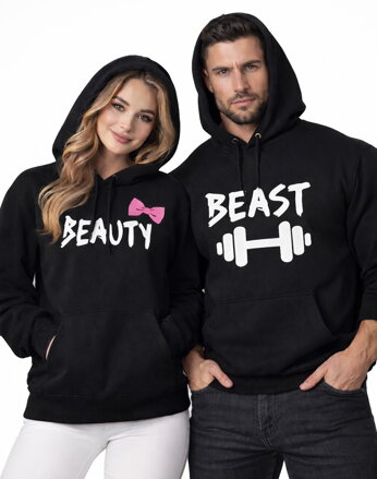 Pánska/dámska mikina- Beast/Beauty