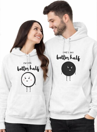 Partnerské mikiny - Lepší polovička Oreo