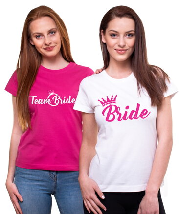 Trička Nevésta/ Team Nevěsty - Bride / Team Bride