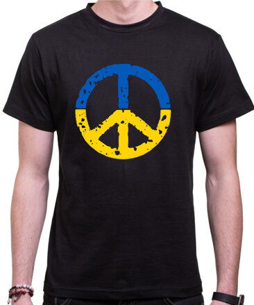 Tričko - PEACE (Podpora Ukrajině)