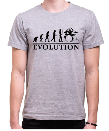 Tričko - Evoluce Bicí (pro bubenníky)