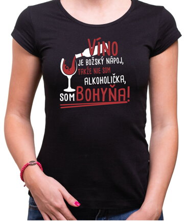 Vinařské tričko - Káva a Víno