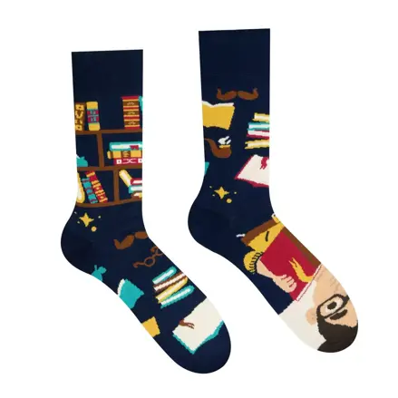 Veselé ponožky Knihožrout