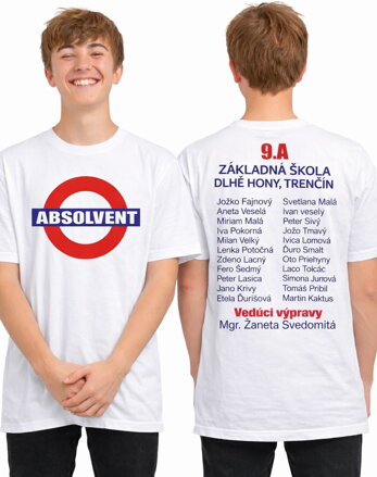 Absolventské triko - ABSOLVENT - London style