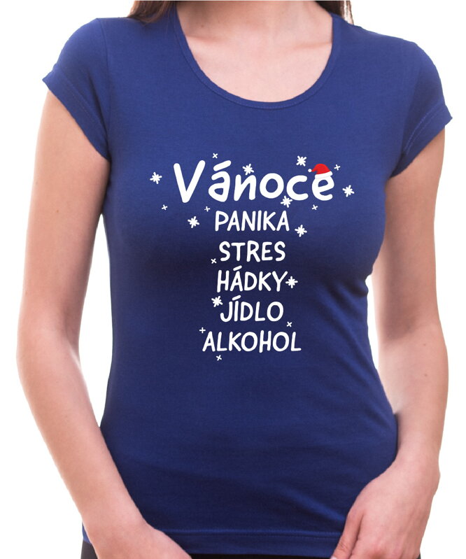Tričko - Moderní Vánoce Tričko - Moderní Vánoce